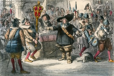 Fjern den Bauble Cromwell, der opløser det lange parlament af John Leech
