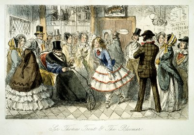 Tager vandet ved Handley Spa, 1845 af John Leech