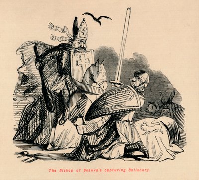 Biskoppen af Beauvais erobrede Salisbury, c1860, c1860 af John Leech