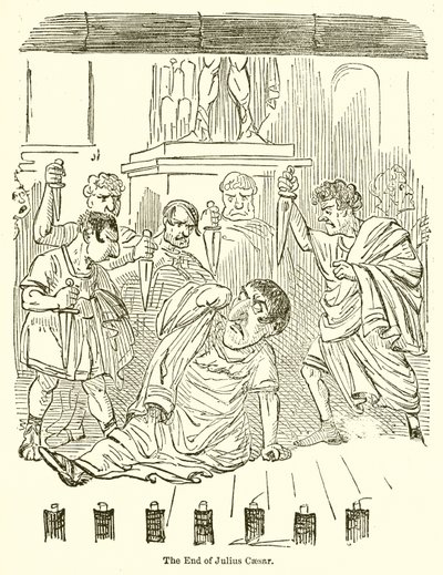 Slutningen på Julius Cæsar af John Leech