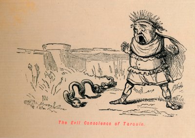 Tarquins onde samvittighed, 1852 af John Leech