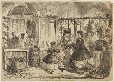 Døbefonten og blomsterne af John Leech