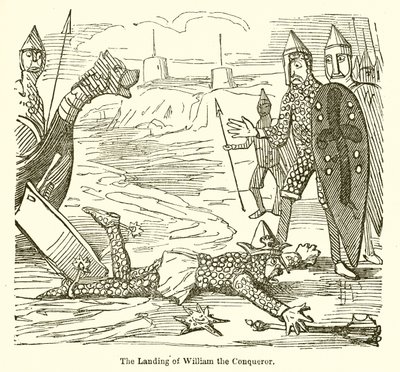 Vilhelm Erobrerens landgang af John Leech