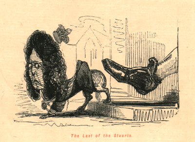 The Last of the Stuarts, 1897. af John Leech