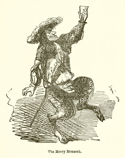 Den glade monark af John Leech