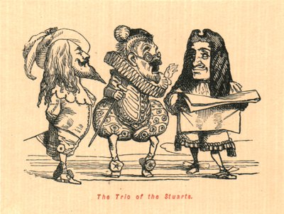 Stuarternes trio, 1897. af John Leech