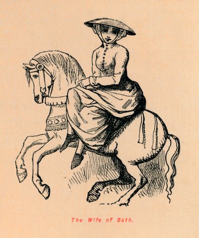 The Wife of Bath, c1860, c1860 af John Leech