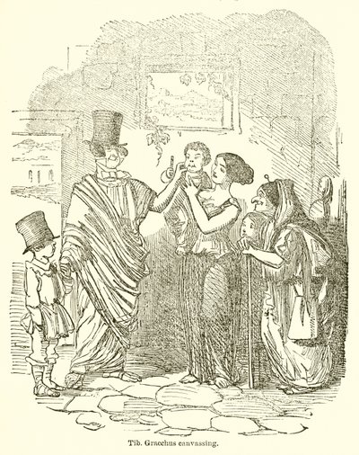 Tib. Gracchus Canvassing af John Leech