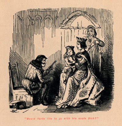 Vil Yorke gerne tage med sin onkel Dick, af John Leech