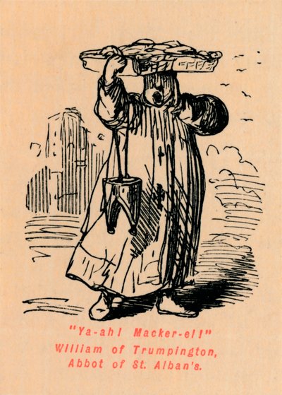 Ja-ah! Macker-el! William af Trumpington, Abbed af St. Albans, af John Leech