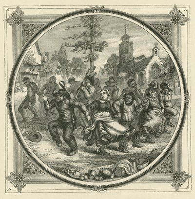 Krøbling vil altid lede dansen (gravering) af John Leighton