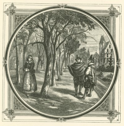 Skynd dig i ro og mag (gravering) af John Leighton