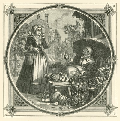 Et råddent æble inficerer alle i kurven (gravering) af John Leighton