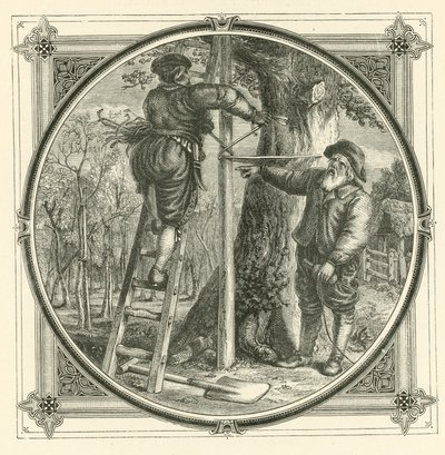 Grenene kan trænes, men ikke stammen (gravering) af John Leighton