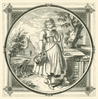 Gryden går så længe til vandet, at den til sidst kommer i stykker (gravering) af John Leighton