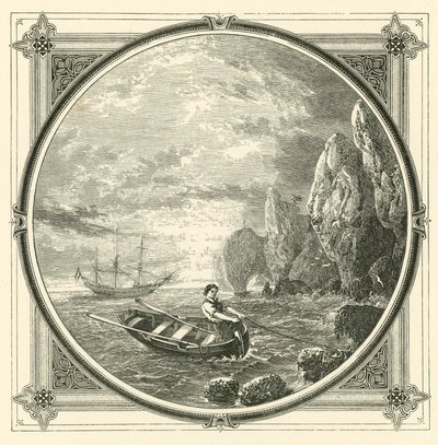 Mens vi tegner, bliver vi tegnet (gravering) af John Leighton