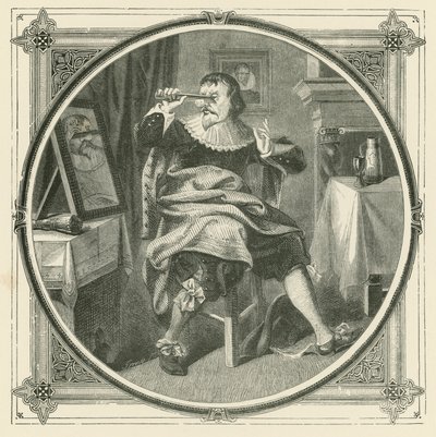 Hvem skærer sin næse af, trodser sit eget ansigt (gravering) af John Leighton