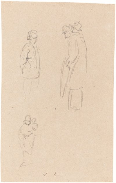 Figurstudier af John Linnell