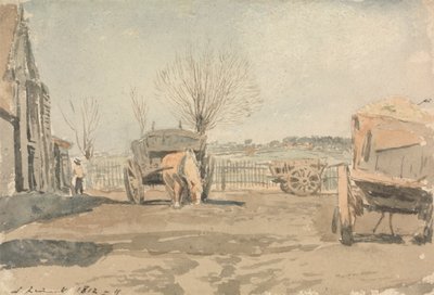 Gårdsgården af John Linnell