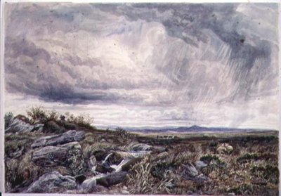 Regnfuldt vejr, Bettws-y-Coed af John Lloyd Bond