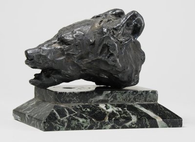 Bjørnehoved, ca. 1900 (bronze) af John Macallan Swan