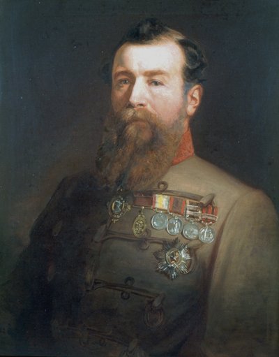 Brigadegeneral Sir Harry Lumsden CB (1821-96) ca. 1866 af John Maclaren Barclay