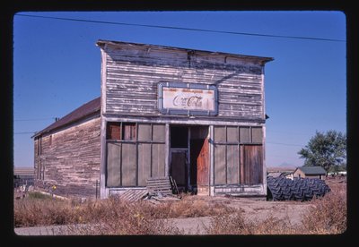 Forladt café, Joplin, Montana, USA af John Margolies