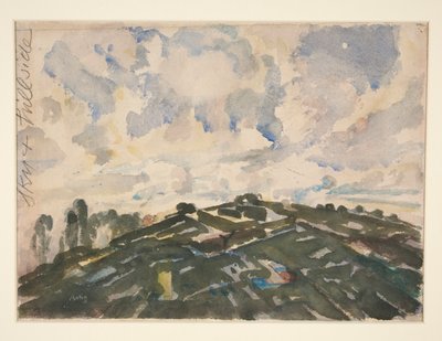 Land og Himmel, Frankrig, 1908; eller Bakken af John Marin