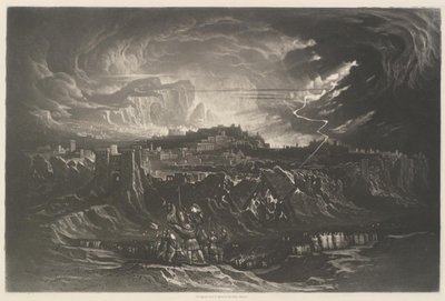 Jerikos mures fald af John Martin