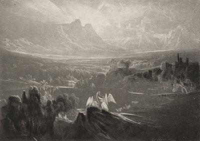 Heaven-the Rivers of Bliss ..., ca. 1827 (mezzotint) af John Martin
