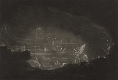 Pandemonium, ca. 1827 (mezzotint) af John Martin