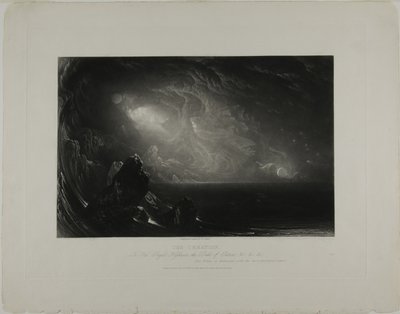 Skabelsen, fra illustrationer af Bibelen af John Martin