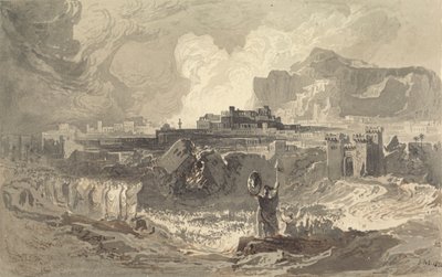 Jerikos mure af John Martin