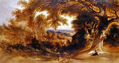 Udsigt nær Pembroke Lodge, Richmond Park af John Martin