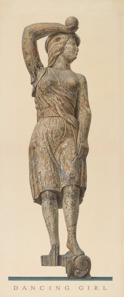 Cirkusvognfigur: "Dancing Girl" af John Matulis
