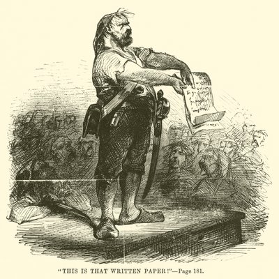 Illustration til A Tale of Two Cities af Charles Dickens af John McLenan