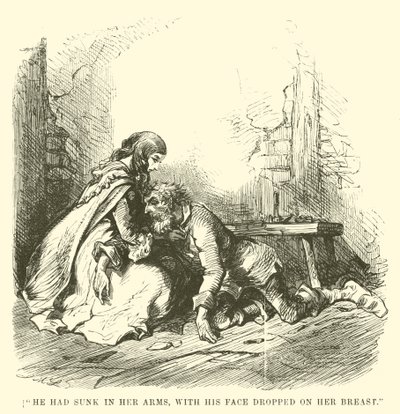 Illustration til "En fortælling om to byer" af Charles Dickens af John McLenan