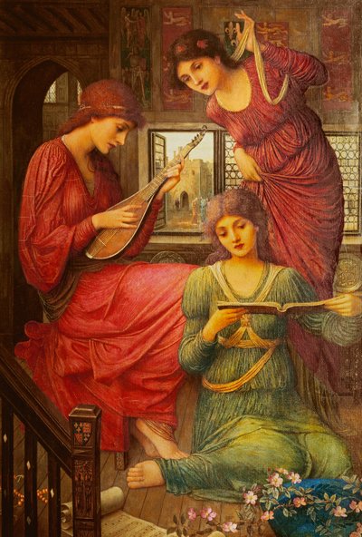 I de gyldne dage, af John Melhuish Strudwick
