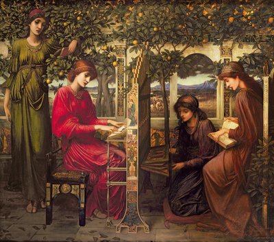 Sankt Cecilia af John Melhuish Strudwick