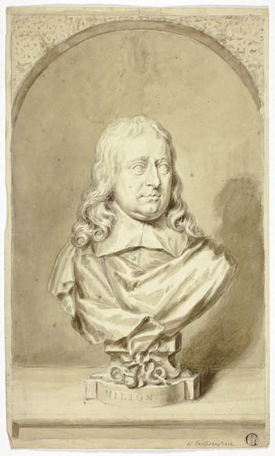 Buste af Milton af John Michael Rysbrack