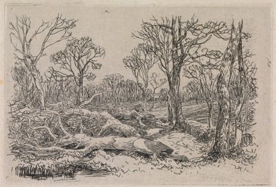Fældet tømmer, Burningham af John Middleton