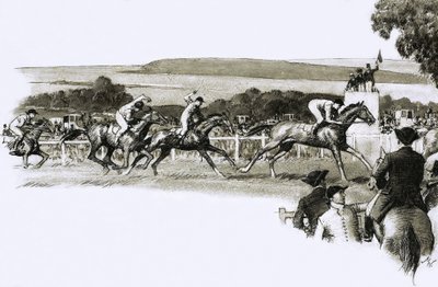 Storbritanniens mest berømte flade løb, Derby af John Millar Watt