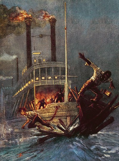 Huckleberry Finn af John Millar Watt