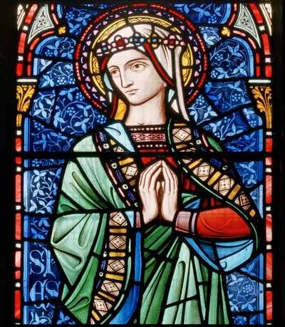 Worcester Cathedral, Lavers & Barraud, John Millner Allen (1827-1902), Hope, 1862 af John Millner Allen