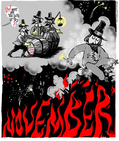 Guy Fawkes-dag, 5. november af John Minnion