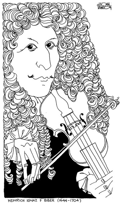 Heinrich Ignaz Franz von Biber af John Minnion af John Minnion