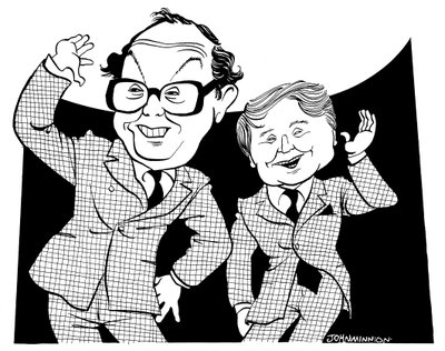 Morcambe og Wise - karikatur af John Minnion af John Minnion