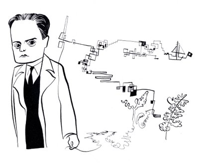 Paul Klee, karikaturer af John Minnion