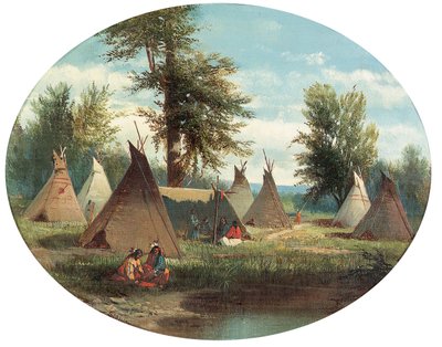 Assiniboin Camp af John Mix Stanley