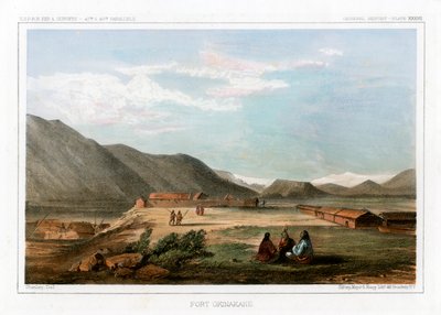 Fort Okinakane, USA, 1856. af John Mix Stanley